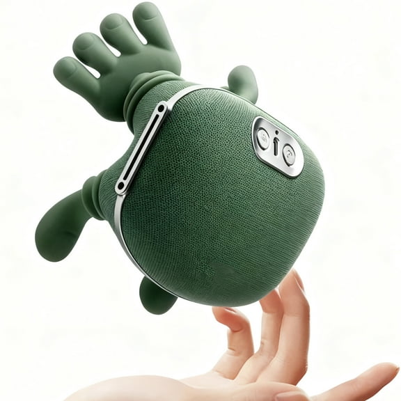 Handiva Massager with Heat,  3-Speed Shiatsu Neck and Shoulder Massager for Back, Arms, Legs, Portable Electric Handheld Massage Gift