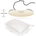 thumbnail image 5 of 100% Natural Premium Latex Pillow, Medium Low Pofile Latex Dunlop Pillow Helps Relieve Pressure, Neck and Shoulder Pain, No Memory Foam Chemicals (Queen(28"×16"×5.5"), Medium Firm), 5 of 5