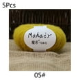 thumbnail image 6 of 5 Rolls 25g/roll Soft Thin Angola Mohair Yarn Fine Baby Wool Hand Knitting Crochet DIY Sweater Scarf Socks, 6 of 19