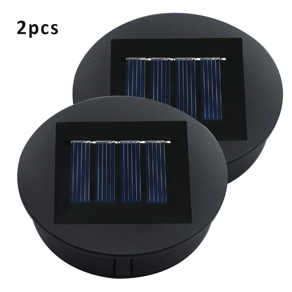 2pcs/set Solar Panel Boxes Garden Lantern Replacement Solar Panels Outdoor LED Light Repair Part