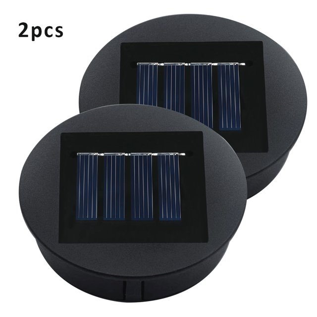 2pcs/set Solar Panel Boxes Garden box; solar Lantern Replacement Solar Panels Outdoor LED Light Repair Part
