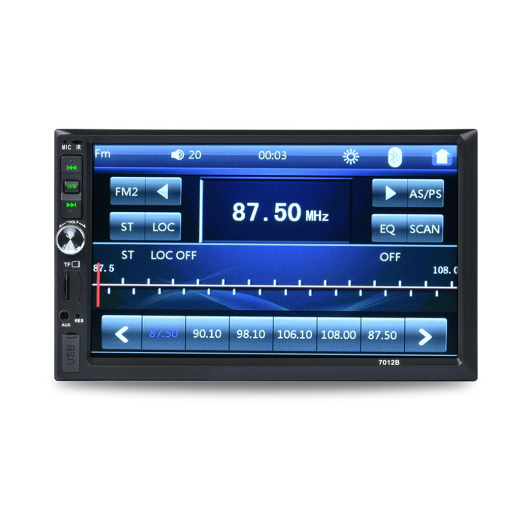 Menda City Possible expand MP3 MP5 Player 7\-inch 2Din 7012B FM Car Radio Stereo Audio Music USB 2\.0  Digital Touch Screen Input Player - Walmart.com