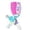 Pink, variant on Simulated Car Key Toy with Sound Effects and Flashlight Remote Control Keychain Prop for Role Play and Party Fun