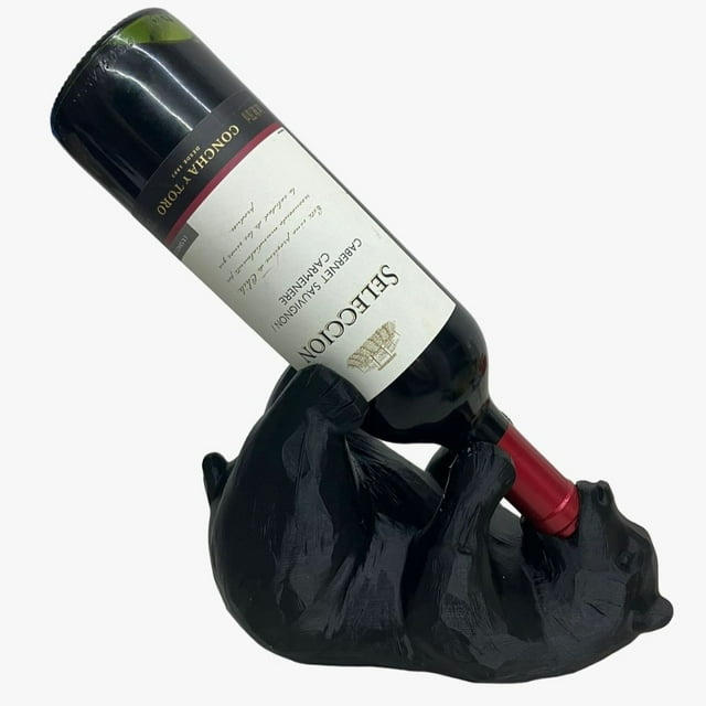PORTAVINOS OSO AMERICANO NEGRO