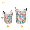 thumbnail image 3 of Bingfone Sea Creatures Waterproof Foldable Laundry Hamper Bucket with Handles for Storage Bin,Clothes Hamper (Small ), 3 of 6