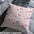 thumbnail image 2 of jejeloiu Cartoon Bow Tie Fabric by the Yard 2 Yards,Princess Bowtie Room Decor Fabric by the Yard,Pink Bowknot Fabric for Sewing For Teens,Luxury Bedroom Decor, 2 of 6