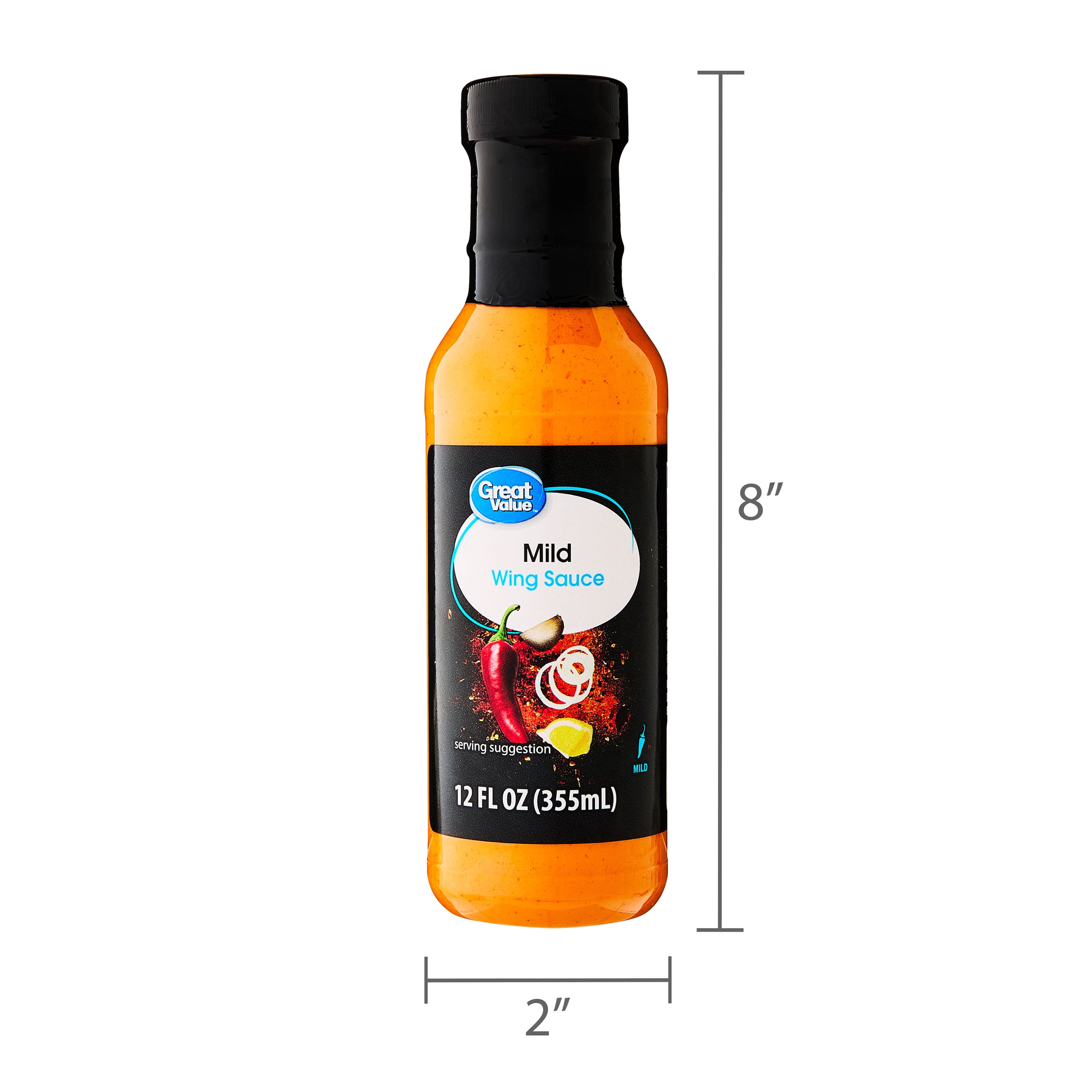 Great Value Mild Wing Sauce, 12 fl oz