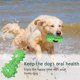 thumbnail image 3 of Cepillo de dientes para perros, juguete para masticar para perros, palo de limpieza de dientes de goma resistente a las mordeduras para perros pequeños y medianos (verde), 3 of 5