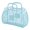 Blue, variant on RXMEKW Plastic Storage Basket Small Plastic Basket Bathroom Hollowed Out Wash Storage Basket Bath Basket Plastic Bath Basket Foldable Mesh Hand Basket Bath Basket (24x21x9.5cm)