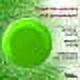 DISCOUNT PROMOS Frisbees 9.25 inch. Set of 10, Bulk Pack - Fun Outdoor Games for Adults and Family - Neon Green
