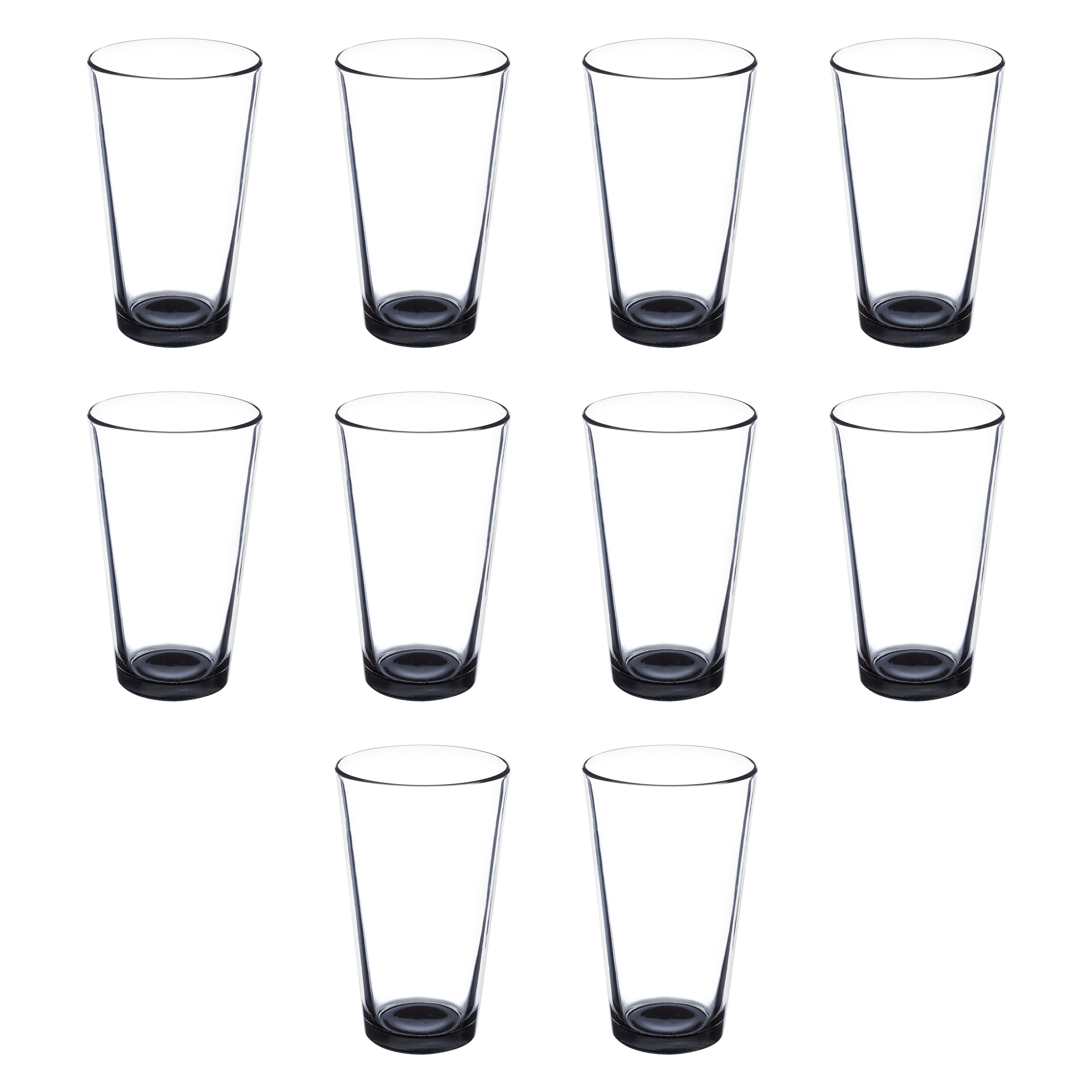 Libbey Pint Glass 16 oz. Set of 10, Bulk Pack Beer Glasses, Heavy