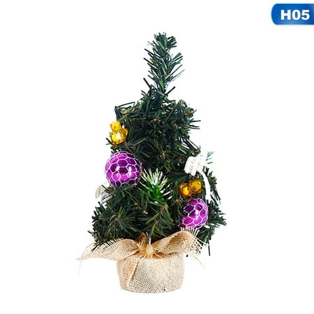 Fun Homemade Christmas Decorations Fancyleo Fun Mini Christmas Trees Xmas Decorations A Small Pine Tree Placed In The Desktop Festival Home Party Ornaments ()
