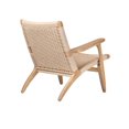 thumbnail image 2 of Heavenly Collection Natural Rattan Weave Beige Lounge Chair, 2 of 3