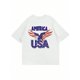 thumbnail image 3 of Men's Casual Eagle Letter Printed Short Sleeve T-Shirt, 3 of 6