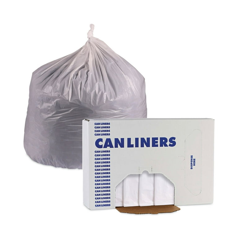 Linear Low Density Industrial Can Liners, 30 gal, 0.7 mil, 30 x 36, White, 200/Carton Linear Low Density Industrial Can Liners, 30 gal, 0.7 mil, 30 x 36, White, 200/Carton