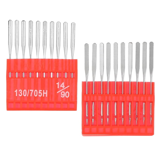 Agujas para máquinas de coser domésticas, 20 piezas, agujas para máquinas de coser, accesorios DIY, tecnología de vanguardia Jadeshay A