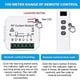 thumbnail image 3 of 2X Controladores de Interruptor de Cortina Inteligente WiFi Tuya Persianas Enrollables Motor de Obturador Smart Life APP Control Remoto Home, 3 of 5