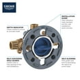 thumbnail image 2 of GROHE 35110000 GrohSafe 3.0 Pressure Balance Rough-In Valve Unfinished, 2 of 5