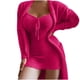 thumbnail image 2 of Puntoco Pijamas De Tres Trajes Informales De Manga Larga con Cintura Elástica Y Encaje Delgado A La Moda para Mujer Puntoco Puntoco-6738, 2 of 6