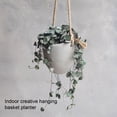 thumbnail image 4 of Toystoory Plantas de maceta cultivables en agua, jarrón de impermeabilización interna hidratado y saludable, se puede colocar color cemento Jardín y Patio blanco 10 cm * 9 cm * 10 cm, 4 of 6