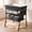 Black, variant on LINLUX Portable Baby Changing Table with Wheels, Adjustable Height, Waterproof Diaper Station with Storage, Black & Gray