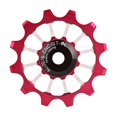 thumbnail image 1 of LAFGUR Rear Guide Wheel, Bicycle Rear Guide Wheel, Ceramic Bearing Derailleur Pulley Aluminum Alloy For Bicycle Most Mountain Bike, 1 of 8