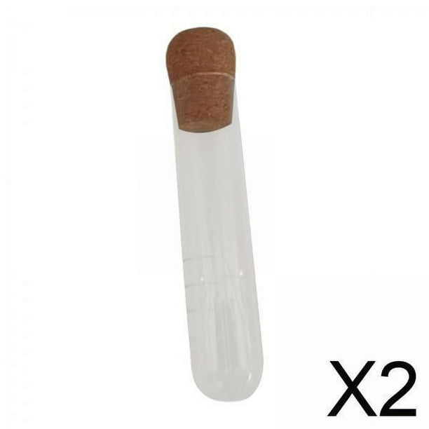 2x Infusor De Té De Vidrio, Filtro De Tubo De Ensayo Reutilizable Creativo Para Tazas De Teteras De Oficina
