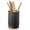 Dark Grey, variant on Ceramic Pen Holder for Desk, Pencil Organizer & Makeup Brush Holder, Office Decor and Desk Accessories, Perfect Office Organization, Teacher Supplies (Dark Grey, Set of 1)