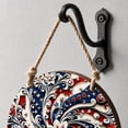 thumbnail image 6 of Clearance Under $5! InsCrazy 4th of July Decorations Outdoor Home Circular Decoration Pendant Wall Decoration Pendant Party Supplies 250th Anniversary Decorations, 6 of 8