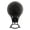 Black Smoke (6 in), variant on 6 in. Gazing Globe Light Green Crackle