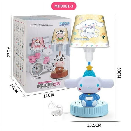 

Anime Sanrioed Hello Kitty Kawaii Bedside Lamp Kuromi Cinnamorol Cartoon Decorate Room Student Dormitory Night Light Girls Gift