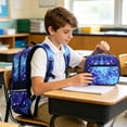 thumbnail image 5 of Clearance Under $10! Three Piece Backpack Set In Blue Hiking Backpack Daypack, 5 of 5