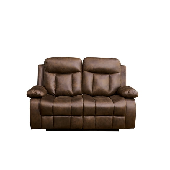 Betsy Furniture Microfiber Reclining Sofa Living Room Loveseat