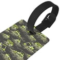 thumbnail image 3 of Sikiie Light Green Excavator Luggage Tags Privacy Cover ID Label Suitcase Tags Identifiers For School Bags,Suitcases, 3 of 7