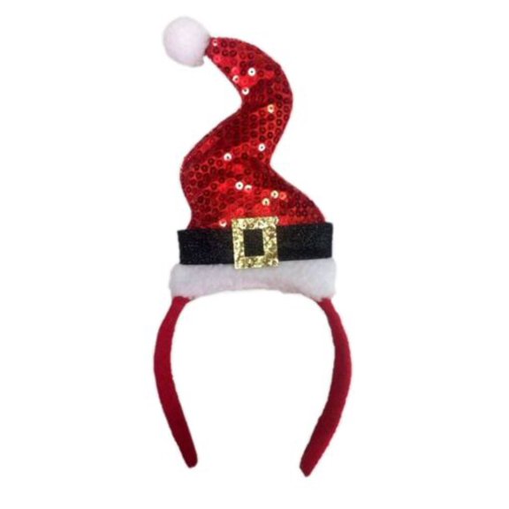 SEQUIN SANTA SQUIGGLE HAT HDBD