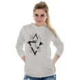 thumbnail image 4 of Triangle Dolphin Symbol Spirit Animal Long Sleeve TShirt Men Women Brisco Brands L, 4 of 6