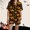 Black, variant on Halloween Pajamas Halloween Satin Print Button Short Sleeve Pajamas for Women Set