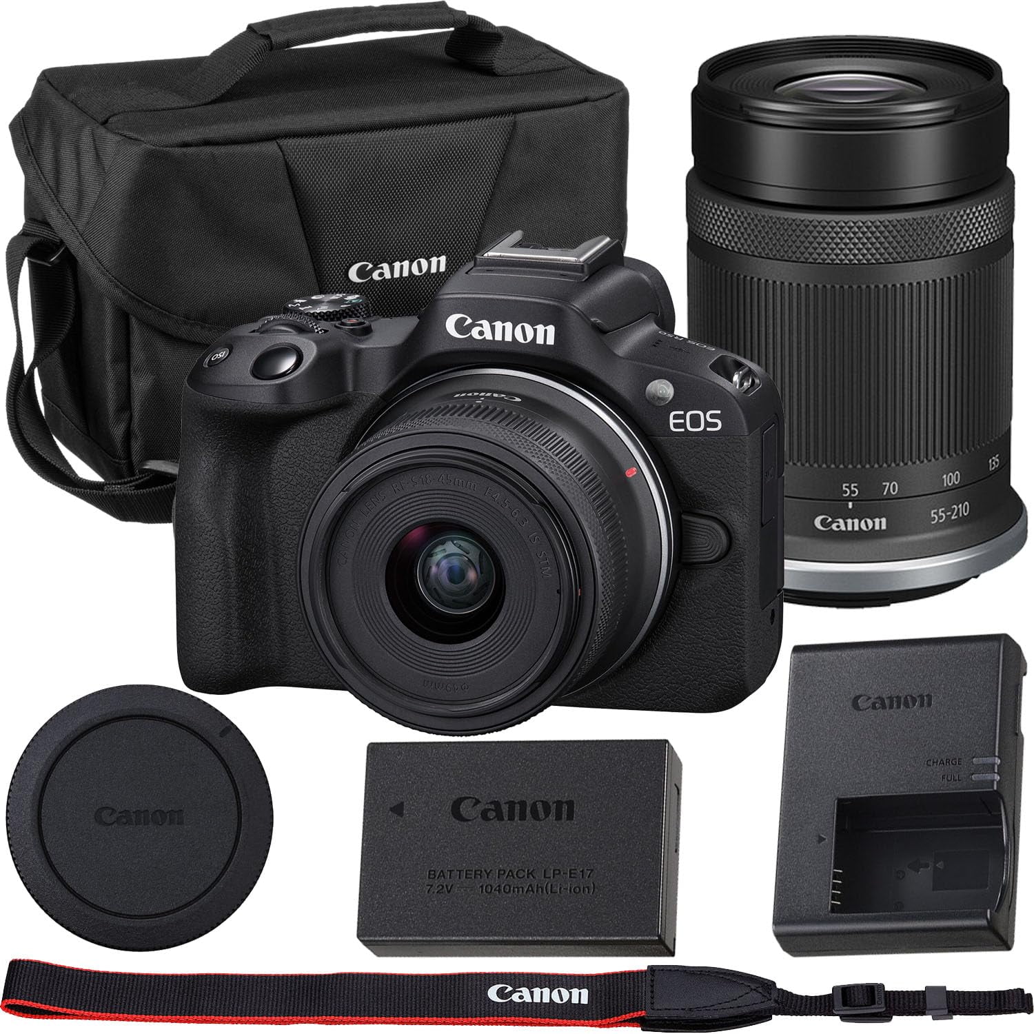 Canon EOS R50 Content Creator Kit: Mirrorless Camera, 18-150mm