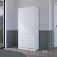 thumbnail image 4 of Newboti Furniture Armoire Edie, Bedroom, White 39383, 4 of 8