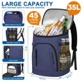 thumbnail image 4 of Mochila Térmica Aislada Capolo para 45 Latas Azul Profundo, 4 of 6