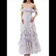 thumbnail image 1 of Vestidos Largos de Verano para Mujer, con Hombros Descubiertos, Florales, con Volantes, para Playa, Estilo Bohemio, para Invitada de Boda M, 1 of 9