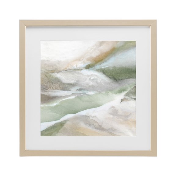 Stupell Industries Serene Misty Landscape Birch Framed Print Under Glass, design by Carol Robinson