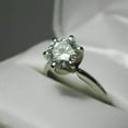 thumbnail image 5 of 14K White Gold Over Moissanite Engagement Ring 2.00 CT Solitaire Round Cut, 5 of 5