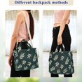 thumbnail image 4 of FORMRS Womens Corduroy Tote Bag Crossbody Shoulder Handbag with Pocket, Beige Leaves, 4 of 7