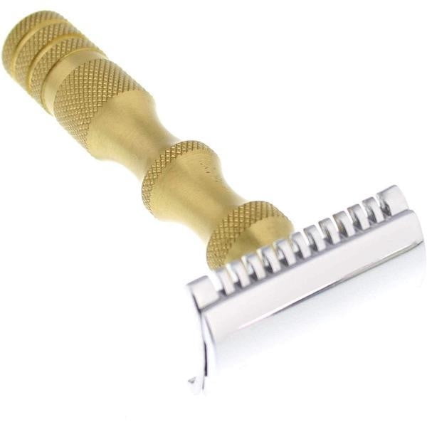 WCS Vintage Collection Razor 84BR, Brass-Open Comb