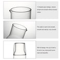 thumbnail image 3 of Injueey Taza de agua de vidrio elegante transparente 370 ml resistente al calor lavable hogar Oficina bebida botella taza de té con tapa Teteras, 3 of 6