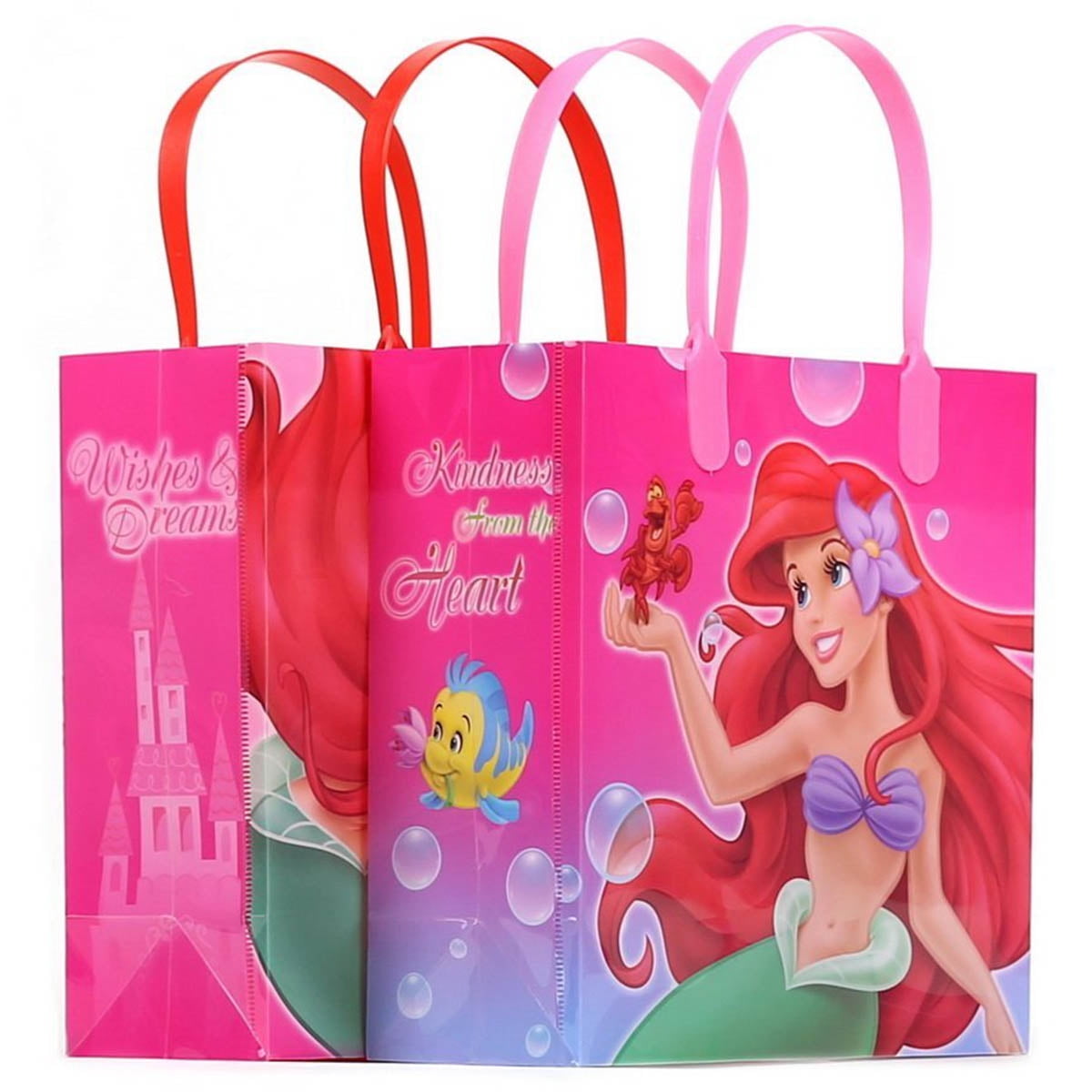 Disney Little Mermaid Splash Authentic Licensed 12 Reusable Small Goodie Bags
