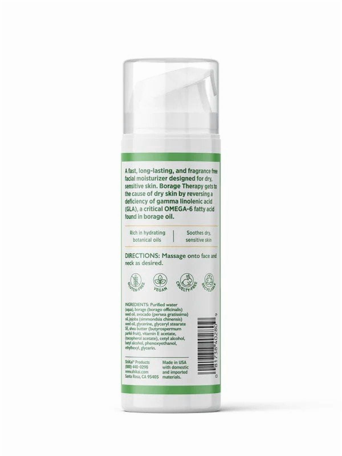 Shikai - Borage Therapy Facial Moisturizer - 3 fl. oz.