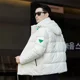 thumbnail image 4 of Chaqueta corta de plumón a cuadros con bloques de color, gorro extraíble, relleno de plumón de pato, ropa de diseñador para hombre, chaqueta de invierno 2024 para hombre, abrigo para hombre, 4 of 5