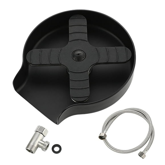 Enjuagador de vidrio de grifo automático con válvula de manguera Fregadero de cocina Dispositivo de lavado automático Lavadora de taza de alta presión 1/2 dispositivo